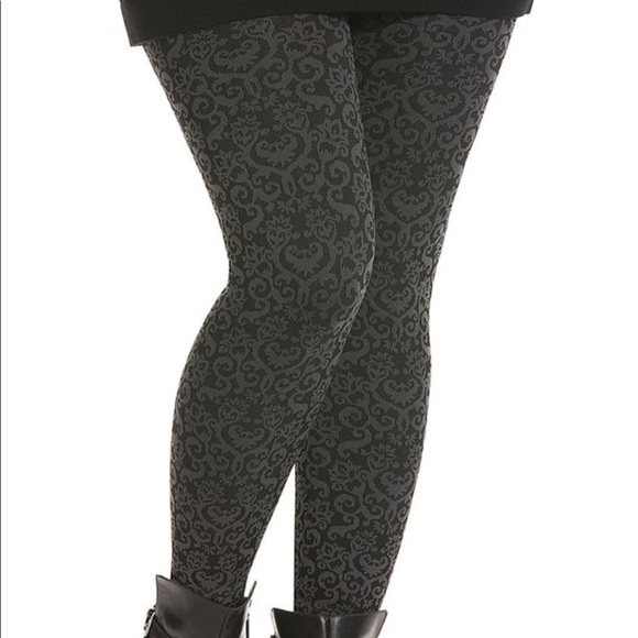 lane bryant white leggings